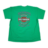 Modern 2018 Harley-Davidson Richmond VA Green Logo T-Shirt
