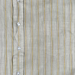 Vintage 70's Sears Kings Road Beige Stripe Comfort Shirt