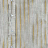 Vintage 70's Sears Kings Road Beige Stripe Comfort Shirt