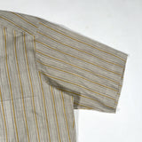 Vintage 70's Sears Kings Road Beige Stripe Comfort Shirt