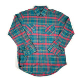 Vintage 80's Par Four Sportswear Plaid Cotton Flannel Shirt