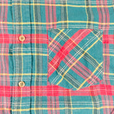 Vintage 80's Par Four Sportswear Plaid Cotton Flannel Shirt