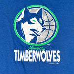 Vintage 90's Minnesota Timberwolves Logo 7 T-Shirt