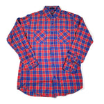 Vintage 80's Par Four Sportswear Plaid Cotton Flannel Shirt