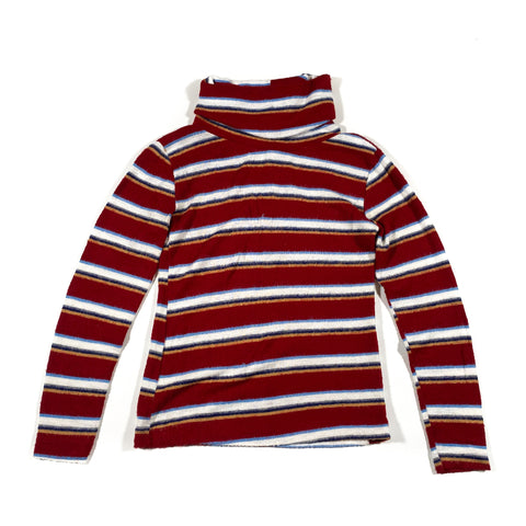 Vintage 70's Striped Turtle Neck Sweater