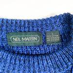 Vintage 90's Neil Martin Blue Sweater