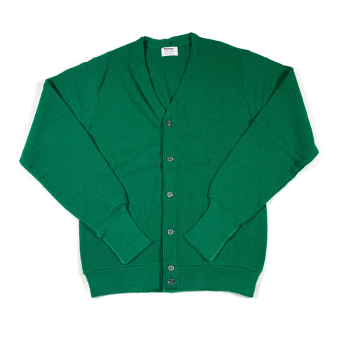 Vintage 60's Montgomery Ward Green Cardigan Sweater
