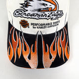 Vintage 90's Harley Davidson Screaming Eagle Flames Hat