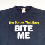 Vintage 90's Mean Gene's Burgers Bite Me T-Shirt