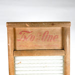 Vintage 60's Two in One Antique Washboard