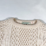 Vintage 80's Cladyknit Wool Fisherman Sweater