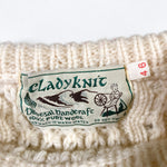 Vintage 80's Cladyknit Wool Fisherman Sweater