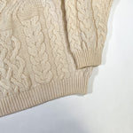 Vintage 90's Arancrafts Irish Cable Knit Sweater