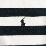 Vintage 90's Polo Ralph Lauren Black Stripe Polo Shirt