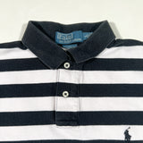 Vintage 90's Polo Ralph Lauren Black Stripe Polo Shirt