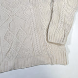 Vintage 90's Arancrafts Clover Merino Wool Sweater