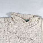 Vintage 90's Arancrafts Clover Merino Wool Sweater