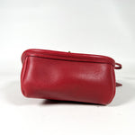 Vintage 1994 Coach Red Leather Everett Mini Shoulder Bag Purse
