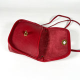 Vintage 1994 Coach Red Leather Everett Mini Shoulder Bag Purse