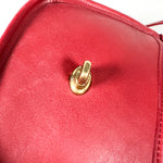 Vintage 1994 Coach Red Leather Everett Mini Shoulder Bag Purse