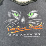 Vintage 1995 Daytona Beach Bike Week 3D Emblem Tank Top Shirt