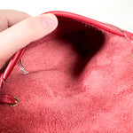 Vintage 1994 Coach Red Leather Everett Mini Shoulder Bag Purse