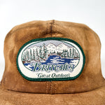 Vintage 90's Britches Great Outdoors USA Made Suede Hat