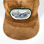Vintage 90's Britches Great Outdoors USA Made Suede Hat