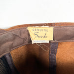 Vintage 90's Britches Great Outdoors USA Made Suede Hat