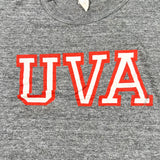 Vintage 80's UVA University of Virginia Heather Cropped T-Shirt