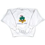 Vintage 90's Château Élan Christmas Frog Crewneck Sweatshirt