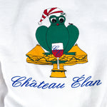 Vintage 90's Château Élan Christmas Frog Crewneck Sweatshirt