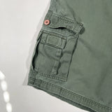 Vintage Y2K No Fear Olive Green Cargo Shorts