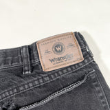 Vintage Y2K Wrangler Faded Black Denim Shorts
