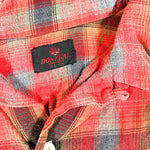 Vintage 60's Donegal Loop Collar Plaid Button Up Shirt