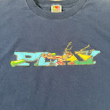 Vintage 90's PLAY Clothes BMX Toboggan Cropped Graphic T-Shirt