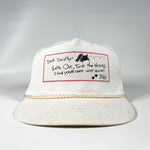 Vintage 90's Wizard of Oz Toto Letter Rope Hat