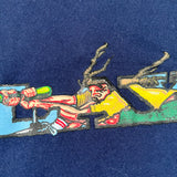 Vintage 90's PLAY Clothes BMX Toboggan Cropped Graphic T-Shirt