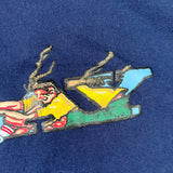 Vintage 90's PLAY Clothes BMX Toboggan Cropped Graphic T-Shirt