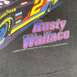 Vintage 90's Rusty Wallace Halloween NASCAR T-Shirt