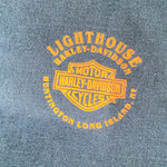 Vintage 90's Lighthouse Harley Davidson Long Island NY T-Shirt