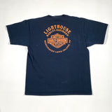 Vintage 90's Lighthouse Harley Davidson Long Island NY T-Shirt