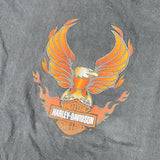 Vintage Y2K Adamec's Harley Davidson Florida Puff Print T-Shirt