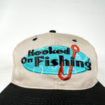 Vintage 90's Hooked on Fishing Shoebox Hallmark Hat