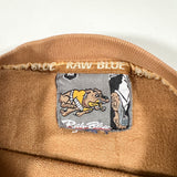 Vintage Y2K Raw Blue Dis My Crib Graphic Long Sleeve T-Shirt