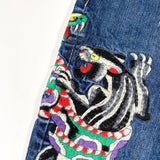 Modern 2007 Ed Hardy Panther & Snake Embroidered Jeans