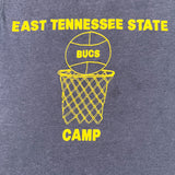 Vintage 80's East Tennessee State Bucs Nike Basketball Camp T-Shirt