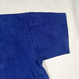 Vintage 90's Japanese Bamboo Yukata Motif Indigo Graphic T-Shirt