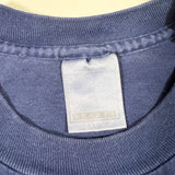 Vintage 90's Japanese Bamboo Yukata Motif Indigo Graphic T-Shirt