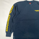 Vintage Y2K Honda Goldwing Motorcycle Sleeve Print Long Sleeve T-Shirt